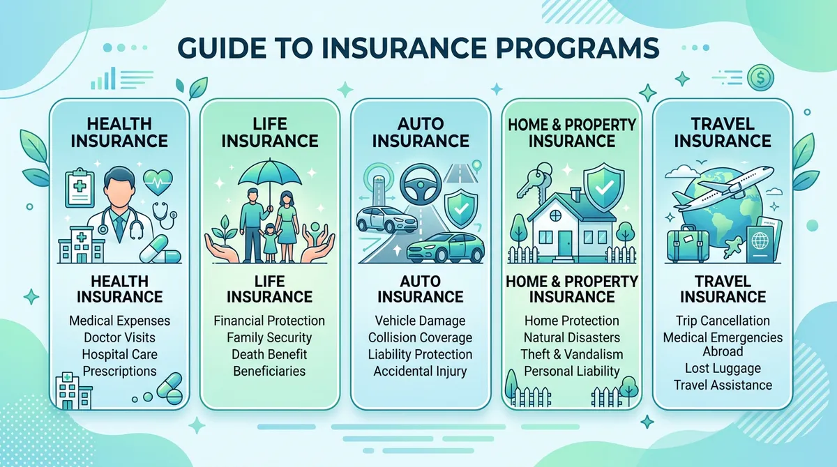 Виды страховых программ