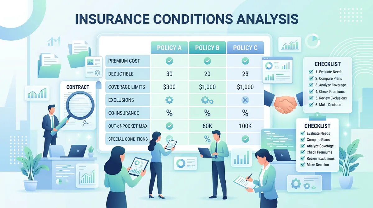 Анализ страховых условий и документов